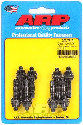 ARP fasteners Valve Cover Stud Kit, 12-Point Nut Black Oxide AR200-7613