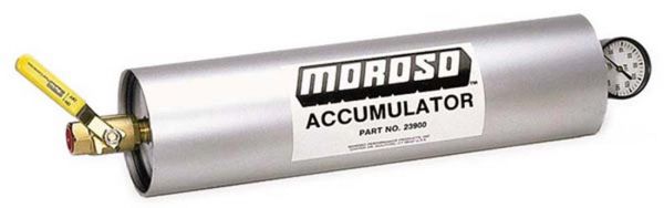 Moroso Oil Accumulator, 3 quart capacity, 20-1/8" x 4-1/4" cylinder