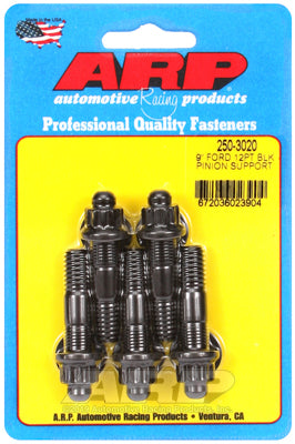 ARP fasteners Pinion Support Stud Kit, 12-Point Nut Black Oxide AR250-3020