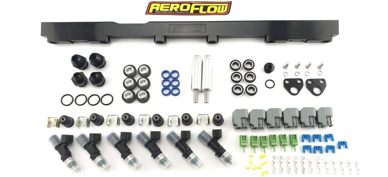 2JZ NonVVTI 1000CC Fuel Rail Kit Aeroflow x Bosch