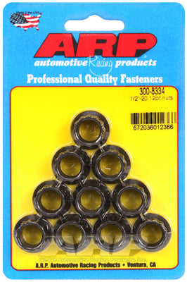 ARP fasteners 12-Point Nut, Chrome Moly Black Oxide AR300-8334