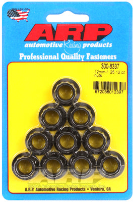 ARP fasteners 12-Point Nut, Chrome Moly Black Oxide AR300-8337