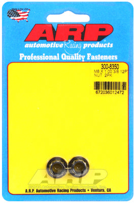 ARP fasteners 12-Point Nut, Chrome Moly Black Oxide AR300-8350