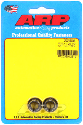 ARP fasteners 12-Point Nut, Chrome Moly Black Oxide AR300-8354