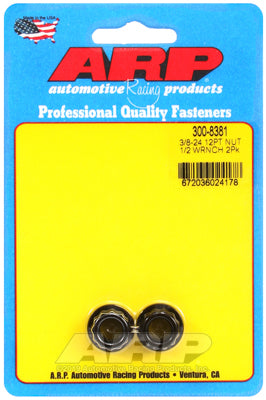 ARP fasteners 12-Point Nut, Chrome Moly Black Oxide AR300-8381