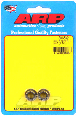 ARP fasteners 12-Point Nut, Chrome Moly Black Oxide AR301-8321