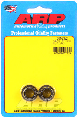 ARP fasteners 12-Point Nut, Chrome Moly Black Oxide AR301-8322