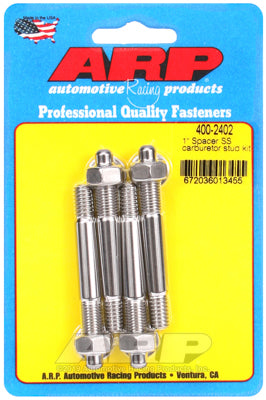 ARP fasteners Carburettor Stud Kit, Hex Nut S/S AR400-2402