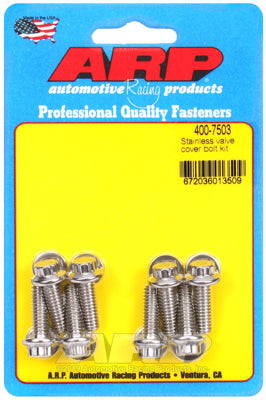 ARP fasteners Valve Cover Bolt Kit, 12-Point Head S/S AR400-7503