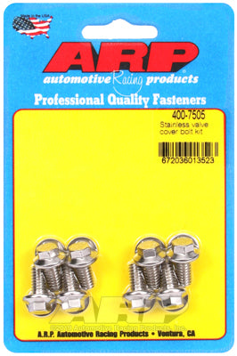 ARP fasteners Valve Cover Bolt Kit, Hex Head S/S AR400-7505