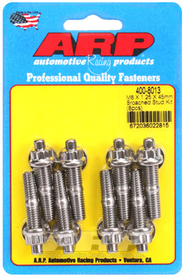 ARP fasteners Accessory Stud Kit, 12-Point Nut S/S AR400-8013