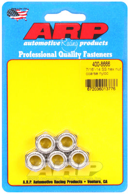 ARP fasteners S/S Hex Nyloc Nuts AR400-8666