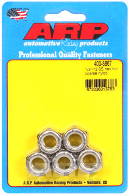 ARP fasteners S/S Hex Nyloc Nuts AR400-8667