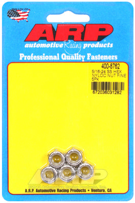 ARP fasteners S/S Hex Nyloc Nuts AR400-8762
