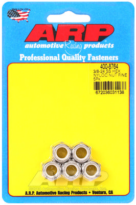 ARP fasteners S/S Hex Nyloc Nuts AR400-8764