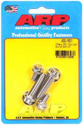 ARP fasteners Fuel Pump Bolt Kit, 12-Point Head S/S AR430-1601