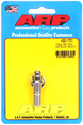 ARP fasteners Distributor Stud Kit, 12-Point Nut S/S AR430-1701