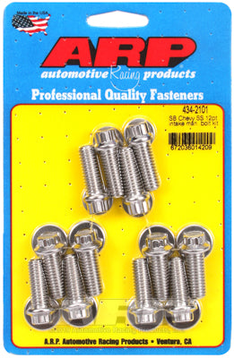 ARP fasteners Intake Manifold Bolt Kit, 12-Point Head S/S AR434-2101