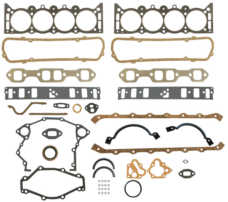 Performance Gaskets Full Gasket Set with Neoprene Rear Main Seal & Graphite Head Gaskets 5REG308-N