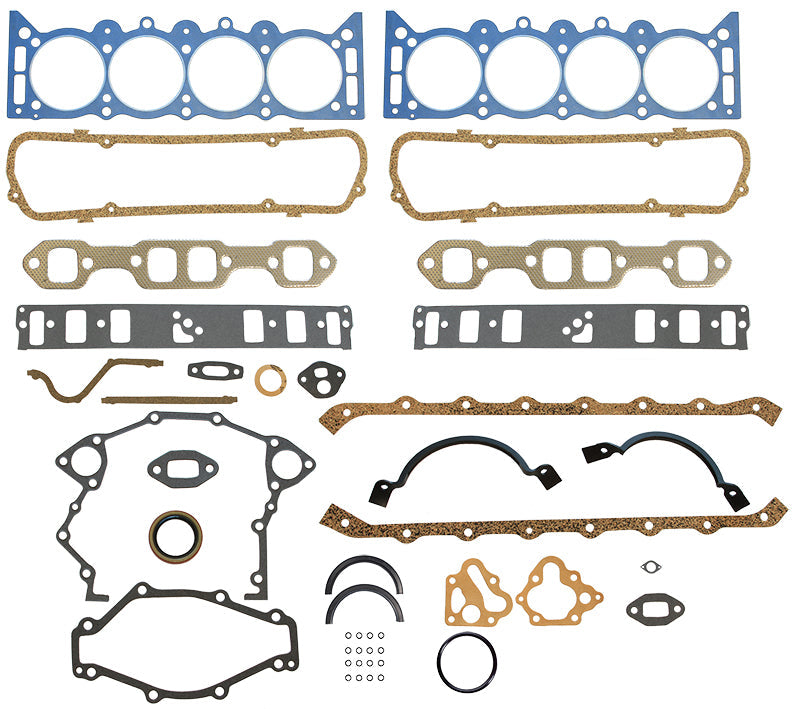 Performance Gaskets Full Engine Gasket Set with Neoprene Rear Main Seal 5RFS25308PT-N