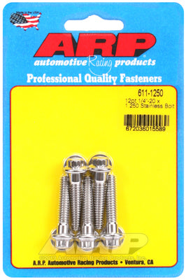 ARP fasteners 5-Pack Bolt Kit, 12-Point Head S/S AR611-1250