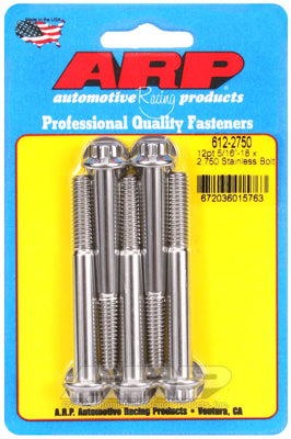 ARP fasteners 5-Pack Bolt Kit, 12-Point Head S/S AR612-2750