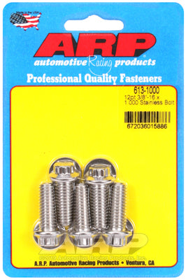 ARP fasteners 5-Pack Bolt Kit, 12-Point Head S/S AR613-1000