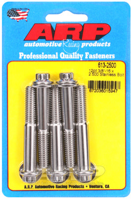 ARP fasteners 5-Pack Bolt Kit, 12-Point Head S/S AR613-2500