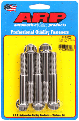 ARP fasteners 5-Pack Bolt Kit, 12-Point Head S/S AR616-3000