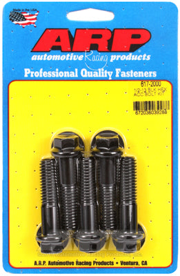 ARP fasteners 5-Pack Bolt Kit, Hex Head Black Oxide AR617-2000