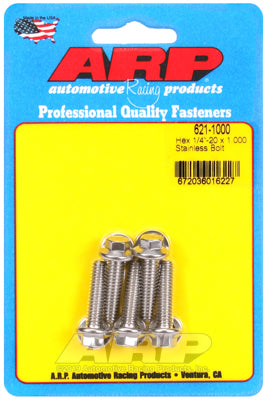 ARP fasteners 5-Pack Bolt Kit, Hex Head S/S AR621-1000