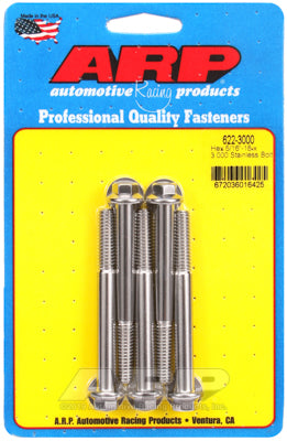 ARP fasteners 5-Pack Bolt Kit, Hex Head S/S AR622-3000