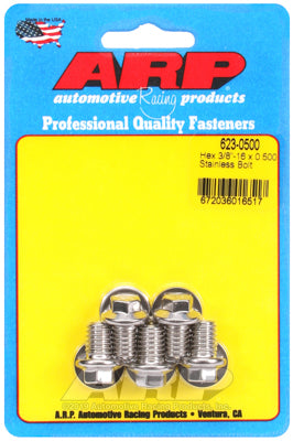 ARP fasteners 5-Pack Bolt Kit, Hex Head S/S AR623-0500