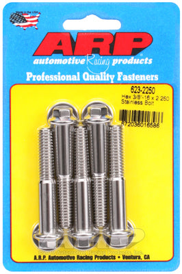 ARP fasteners 5-Pack Bolt Kit, Hex Head S/S AR623-2250