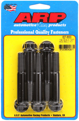 ARP fasteners 5-Pack Bolt Kit, 12-Point Head Black Oxide AR627-3000