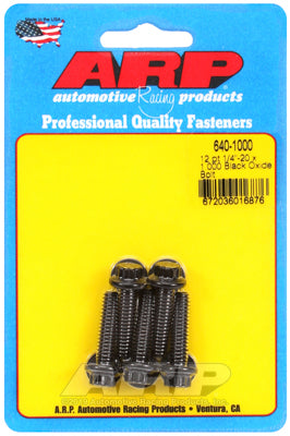 ARP fasteners 5-Pack Bolt Kit, 12-Point Head Black Oxide AR640-1000