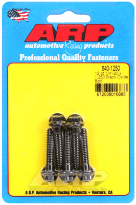 ARP fasteners 5-Pack Bolt Kit, 12-Point Head Black Oxide AR640-1250