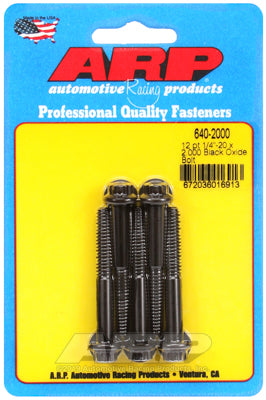 ARP fasteners 5-Pack Bolt Kit, 12-Point Head Black Oxide AR640-2000