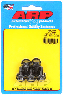 ARP fasteners 5-Pack Bolt Kit, 12-Point Head Black Oxide AR641-0560