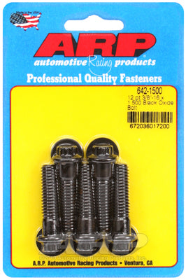 ARP fasteners 5-Pack Bolt Kit, 12-Point Head Black Oxide AR642-1500