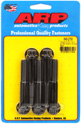ARP fasteners 5-Pack Bolt Kit, 12-Point Head Black Oxide AR643-2750