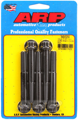 ARP fasteners 5-Pack Bolt Kit, 12-Point Head Black Oxide AR643-3250