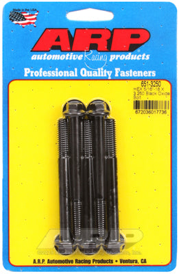 ARP fasteners 5-Pack Bolt Kit, Hex Head Black Oxide AR651-3250