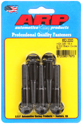 ARP fasteners 5-Pack Bolt Kit, Hex Head Black Oxide AR652-2000