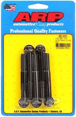 ARP fasteners 5-Pack Bolt Kit, Hex Head Black Oxide AR652-3000