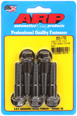 ARP fasteners 5-Pack Bolt Kit, Hex Head Black Oxide AR653-1750