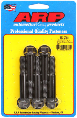 ARP fasteners 5-Pack Bolt Kit, Hex Head Black Oxide AR653-2750