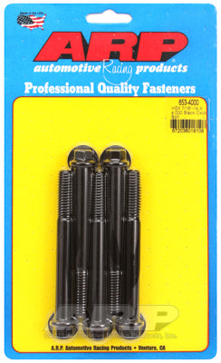 ARP fasteners 5-Pack Bolt Kit, Hex Head Black Oxide AR653-4000