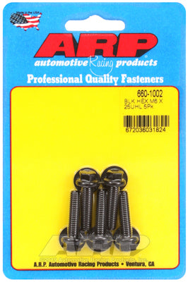 ARP fasteners 5-Pack Bolt Kit, Hex Head Black Oxide AR660-1002