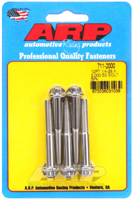 ARP fasteners 5-Pack Bolt Kit, 12-Point Head S/S AR711-2000
